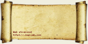 Tijana Mećava vizit kartica